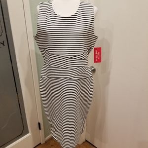 Bold Elements Striped Body Fitting Dress